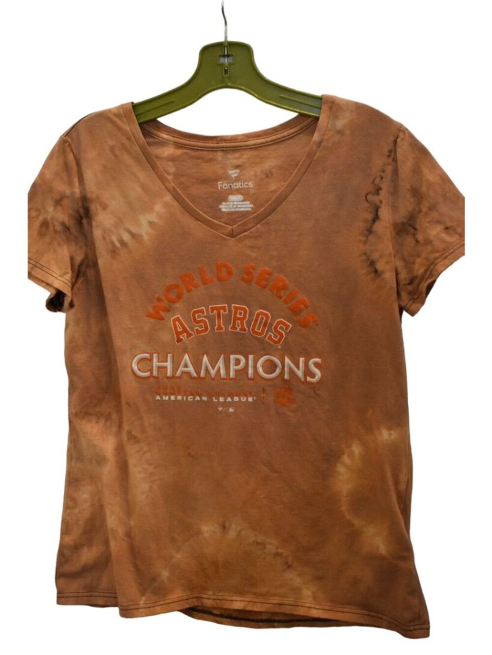 Women's Fanatics Houston Astros 2022 American League Champions T-shirt Size M
